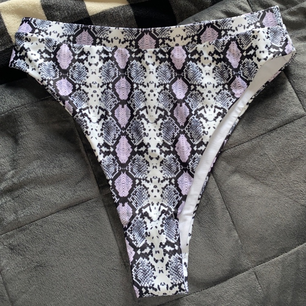 Aurelle High Waisted Cheeky Swim Bottoms